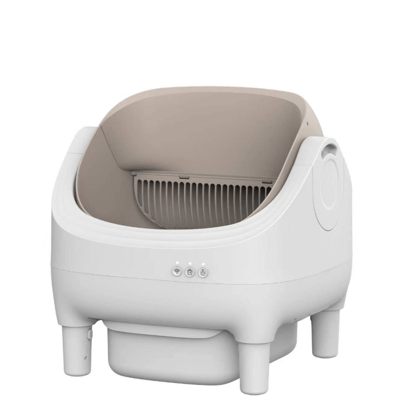 ห้องน้ำแมวอัตโนมัติ MC MISTER CLEAN MC CAT AUTO LITTER BOX เซ็นเซอร์360องศา ใช้กับทรายแมวได้ทุกชนิด ควบคุมผ่านแอพ SMART LIFE